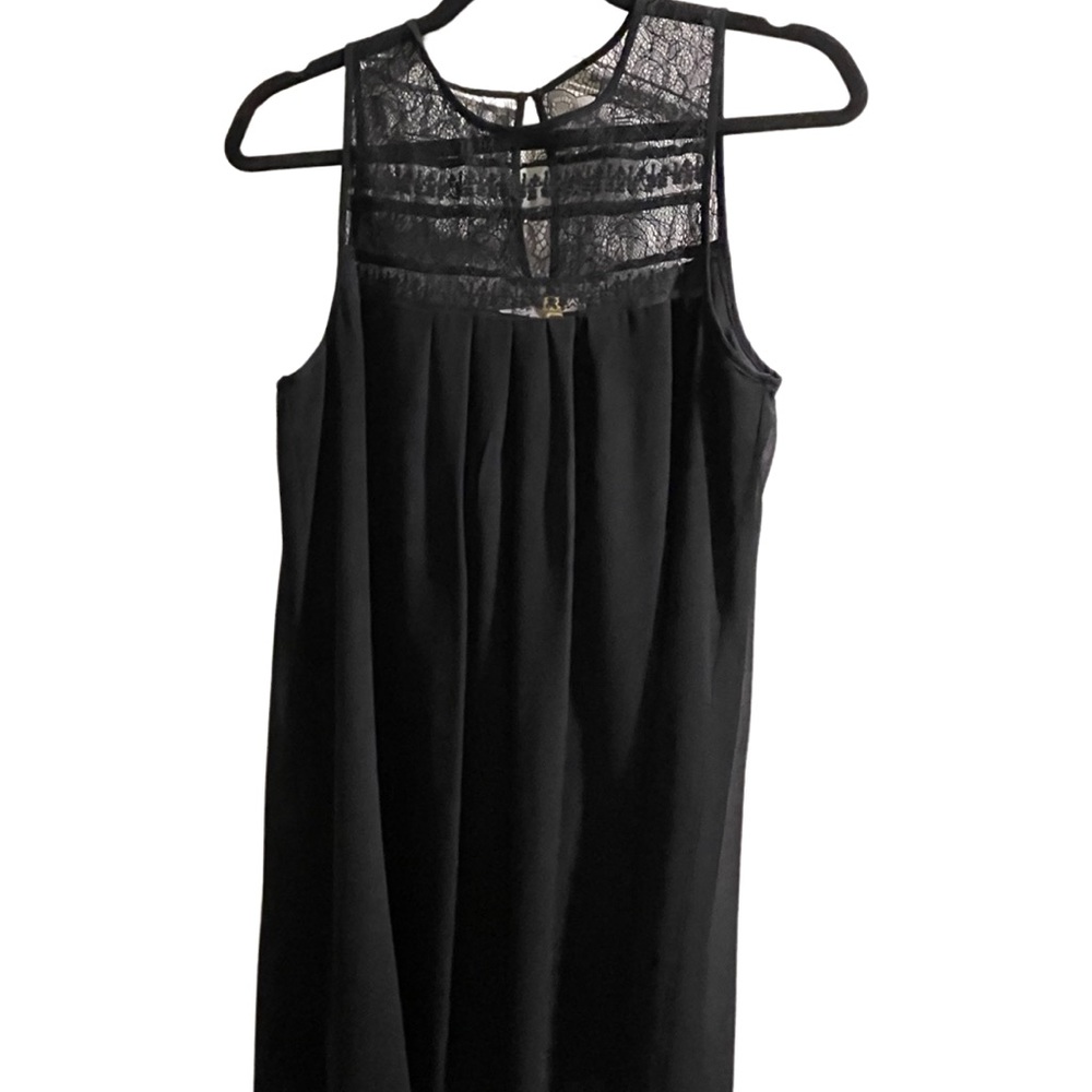 BCBG little black dress- chantilly lace top